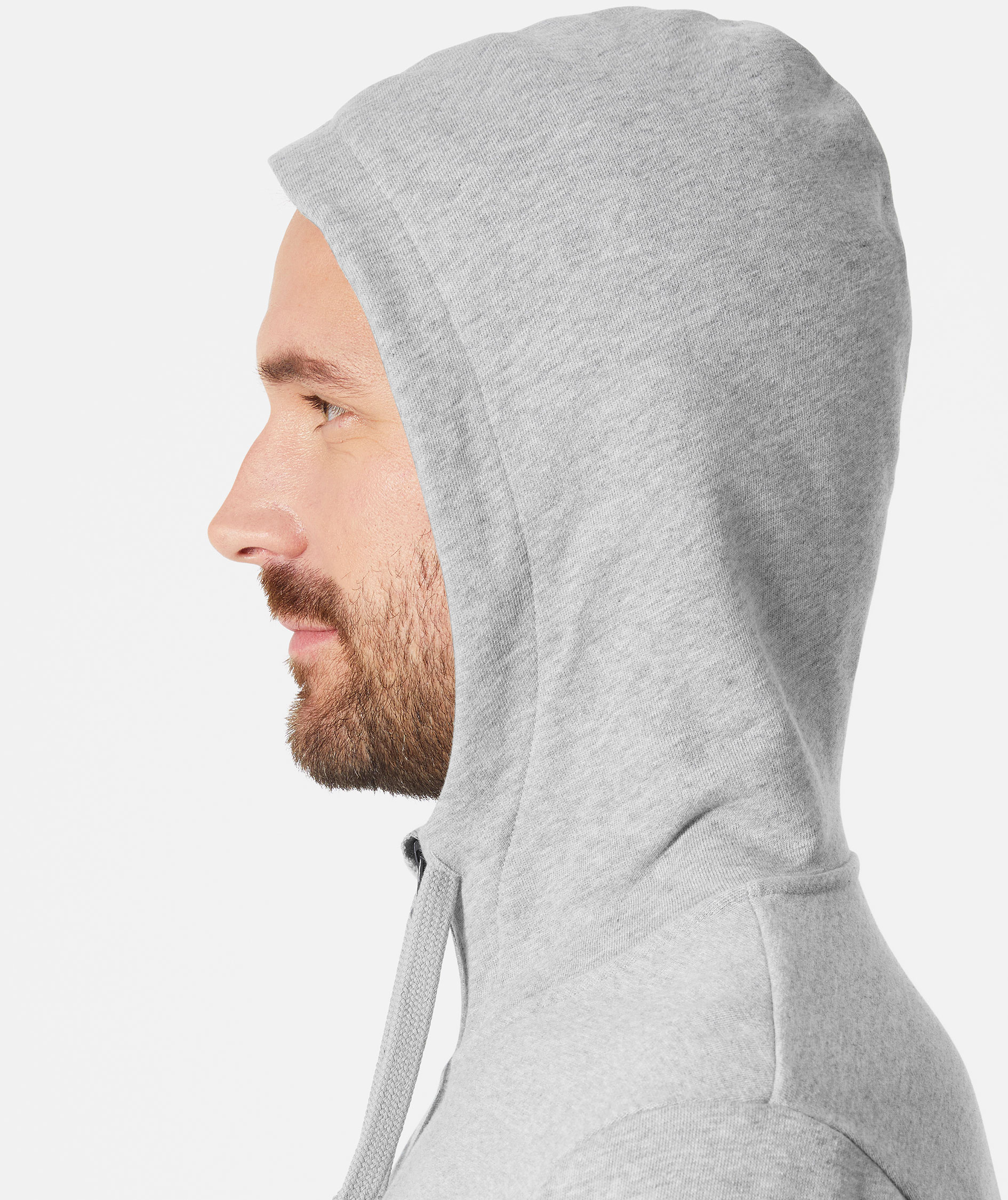 Helly Hansen Classic h&aelig;ttetr&oslash;je med lynl&aring;s, Grey melange , large image number 4