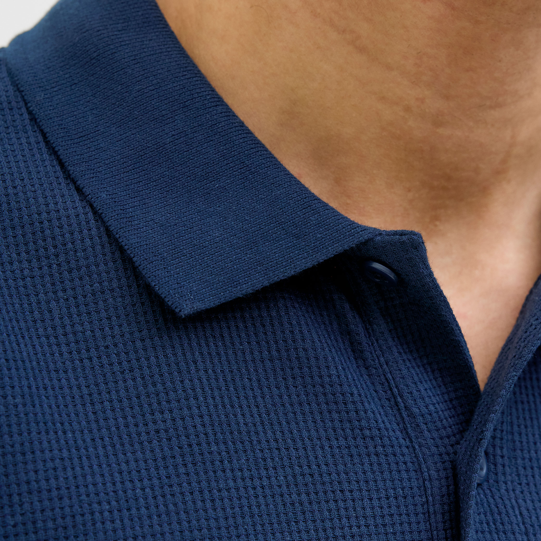 Jack & Jones Plus JJEAUSTIN Polo T-shirt, Navy Blazer, large image number 2