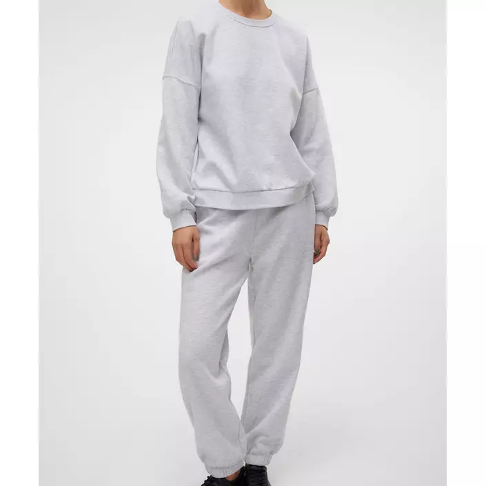 Vero Moda VMSONJA joggingbyxor dam, Light Grey Melange, large image number 5