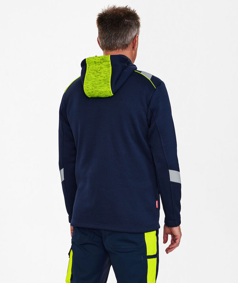 Engel Cargo cardigan, Blue Ink/Yellow, large image number 3