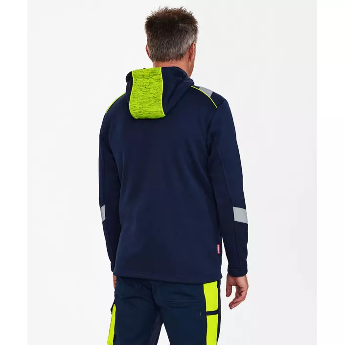 Engel Cargo Cardigan, Blue Ink/Gelb, large image number 3