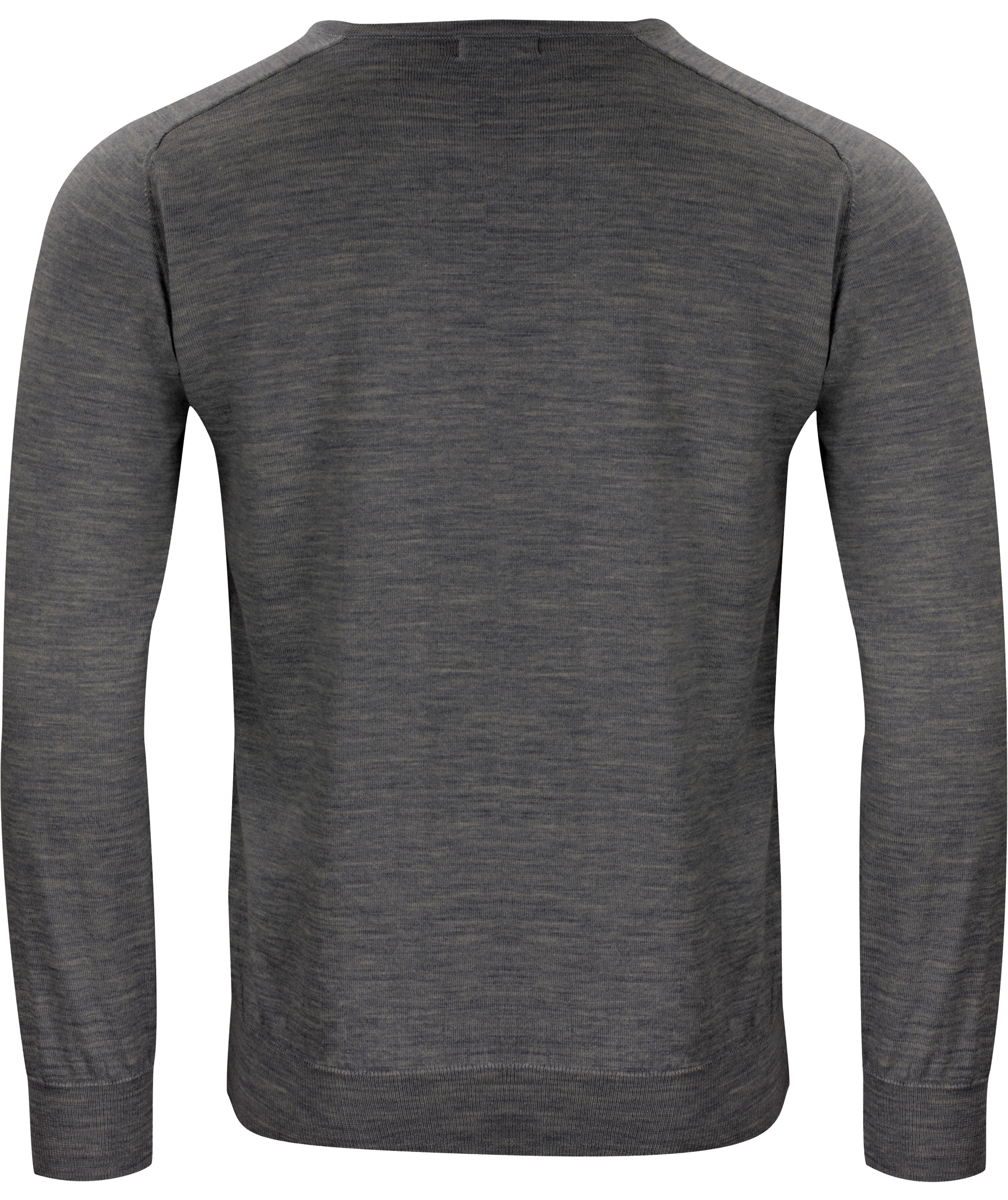 J. Harvest & Frost knitted pullover with merino wool, Dark Grey Melange