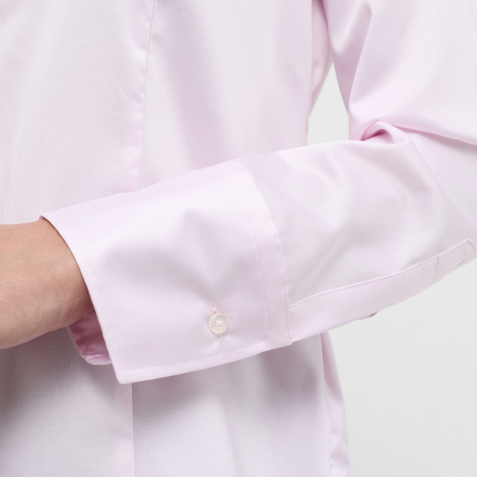 Eterna Satin Stretch dameskjorte - Modern Fit, Rose, large image number 3