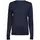 Tee Jays women's knitted pullover with merino wool, Navy, Navy, swatch