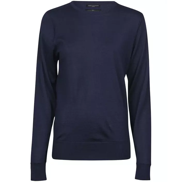 Tee Jays women's knitted pullover with merino wool, Navy, large image number 0