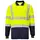 Portwest langärmliges Poloshirt, Hi-Vis gelb/marine, Hi-Vis gelb/marine, swatch