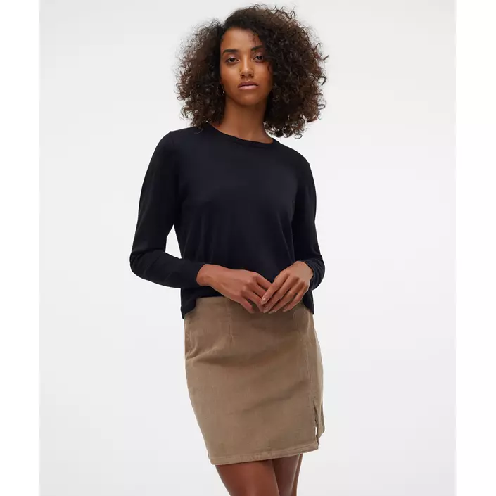 Vero Moda VMSILJE dame striktrøje, Black, large image number 4