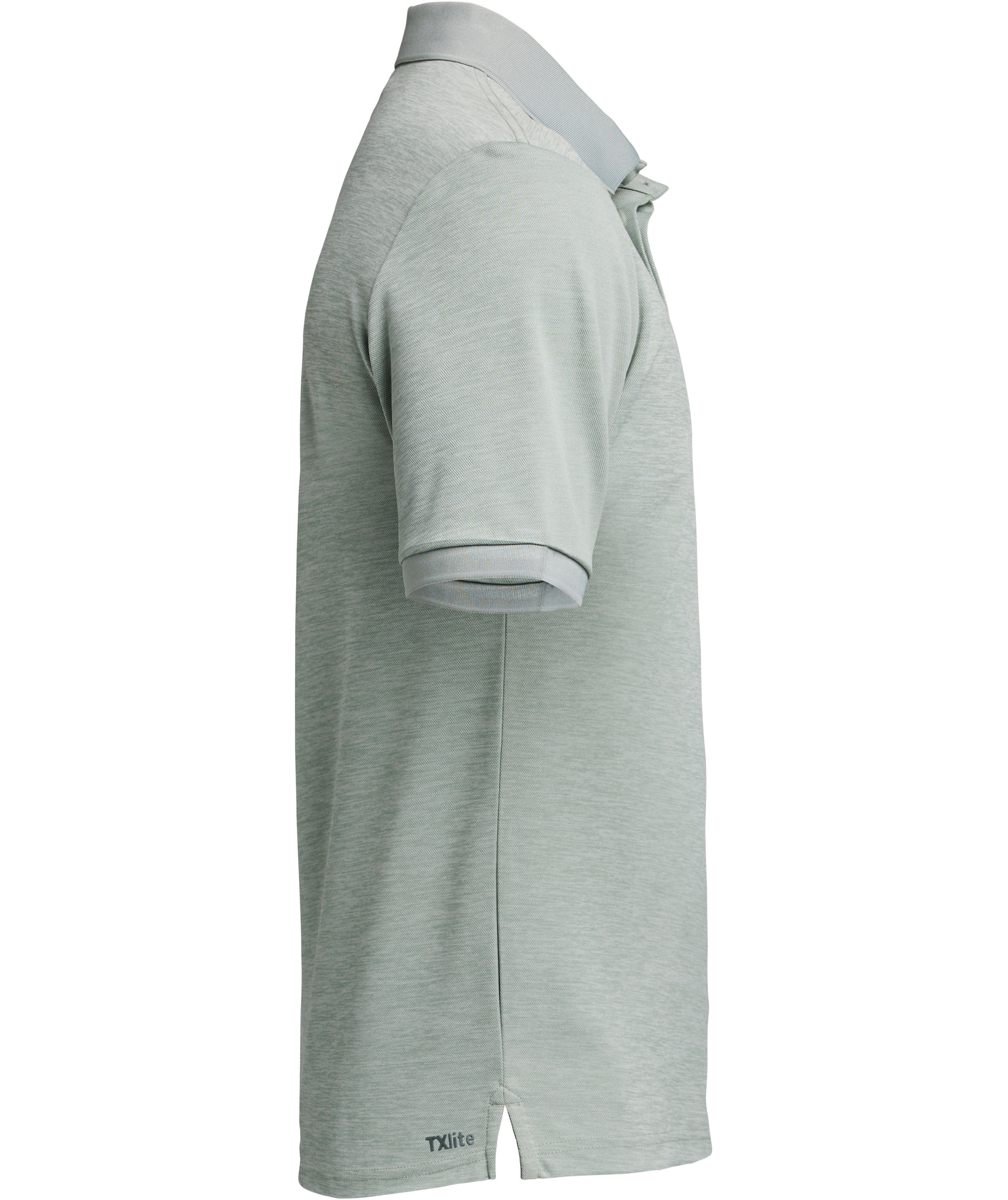 Tenson TXlite Melange polo shirt, Grey Green, large image number 2