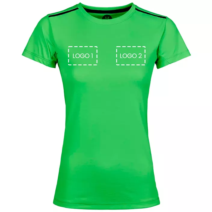 Tee Jays luxury T-shirt dam med logotryck, , large image number 1