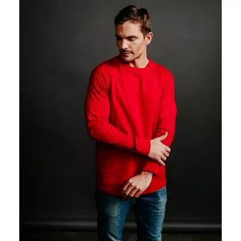 YOU Premium  långärmad T-shirt, Röd