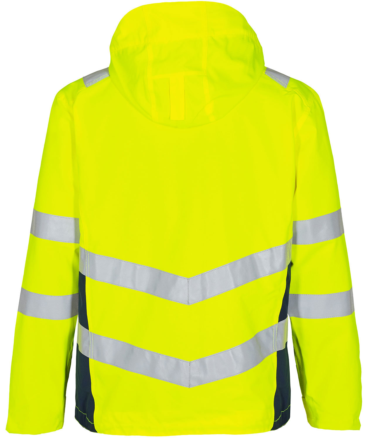 Engel Safety shell jacket, Yellow/Blue Ink