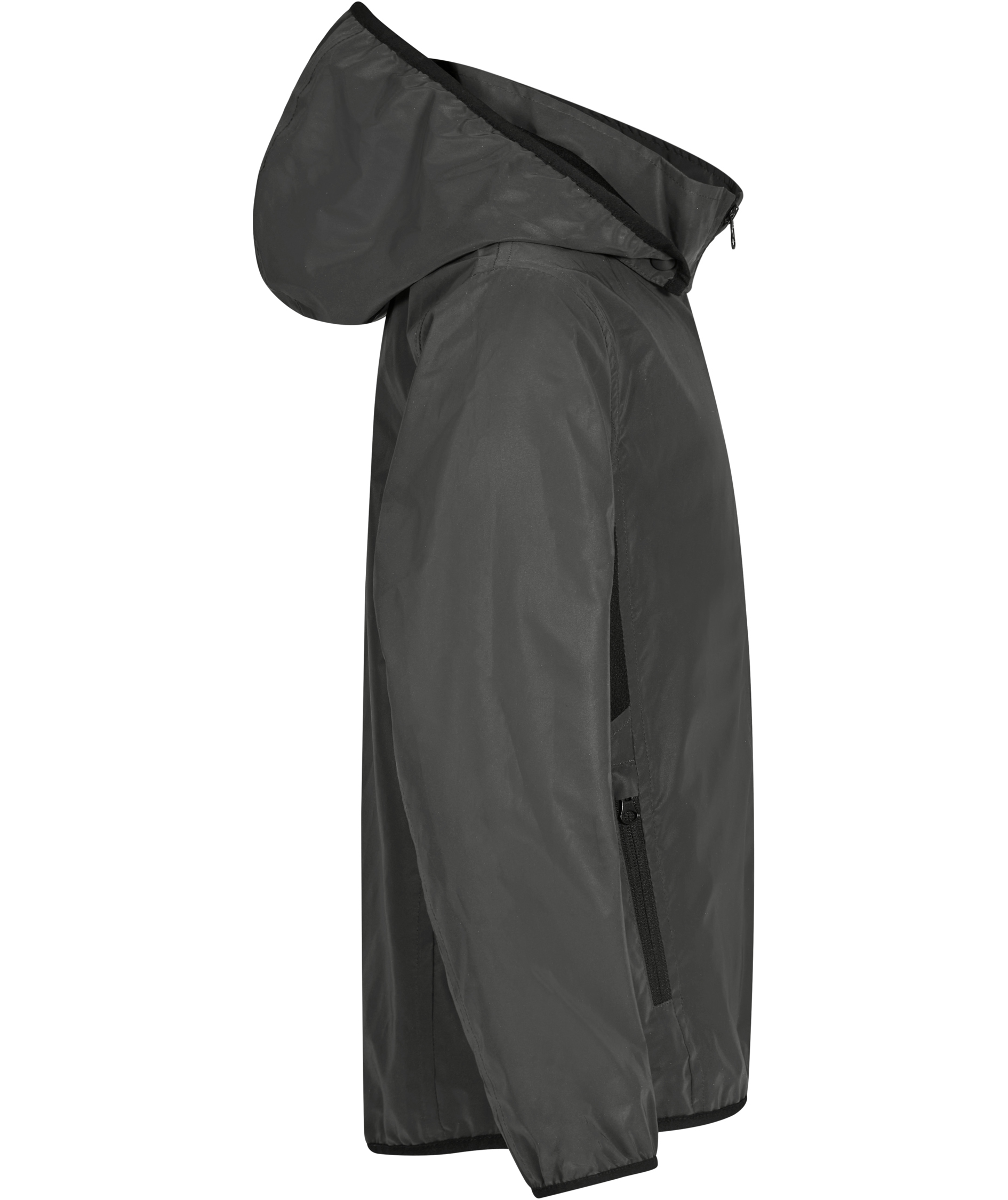 Clique Willmar Hi-vis wind jacker for kids, Reflective Grey, large image number 3