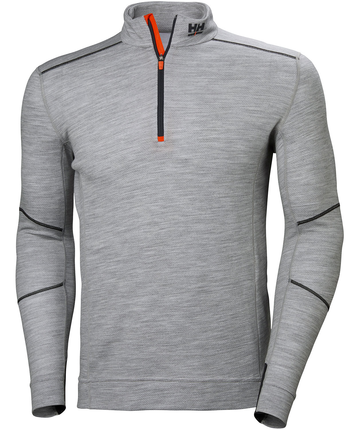 Helly Hansen Lifa Merino half zip undertr&ouml;ja med merinoull, Gr&aring;melerad, Gr&aring;melerad, swatch