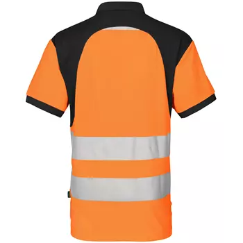 ProJob Poloshirt 6008, Hi-Vis Orange/Schwarz