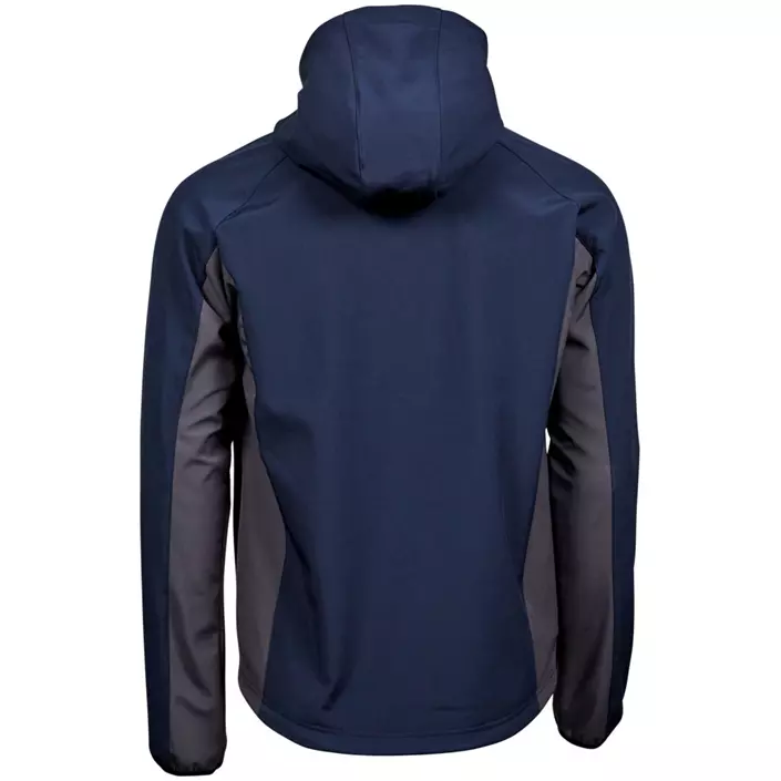 Tee Jays Performance softshell jacket with hood, Navy/Dark grey, large image number 1