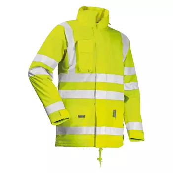 Lyngsoe PU winter rain jacket, Hi-Vis Yellow