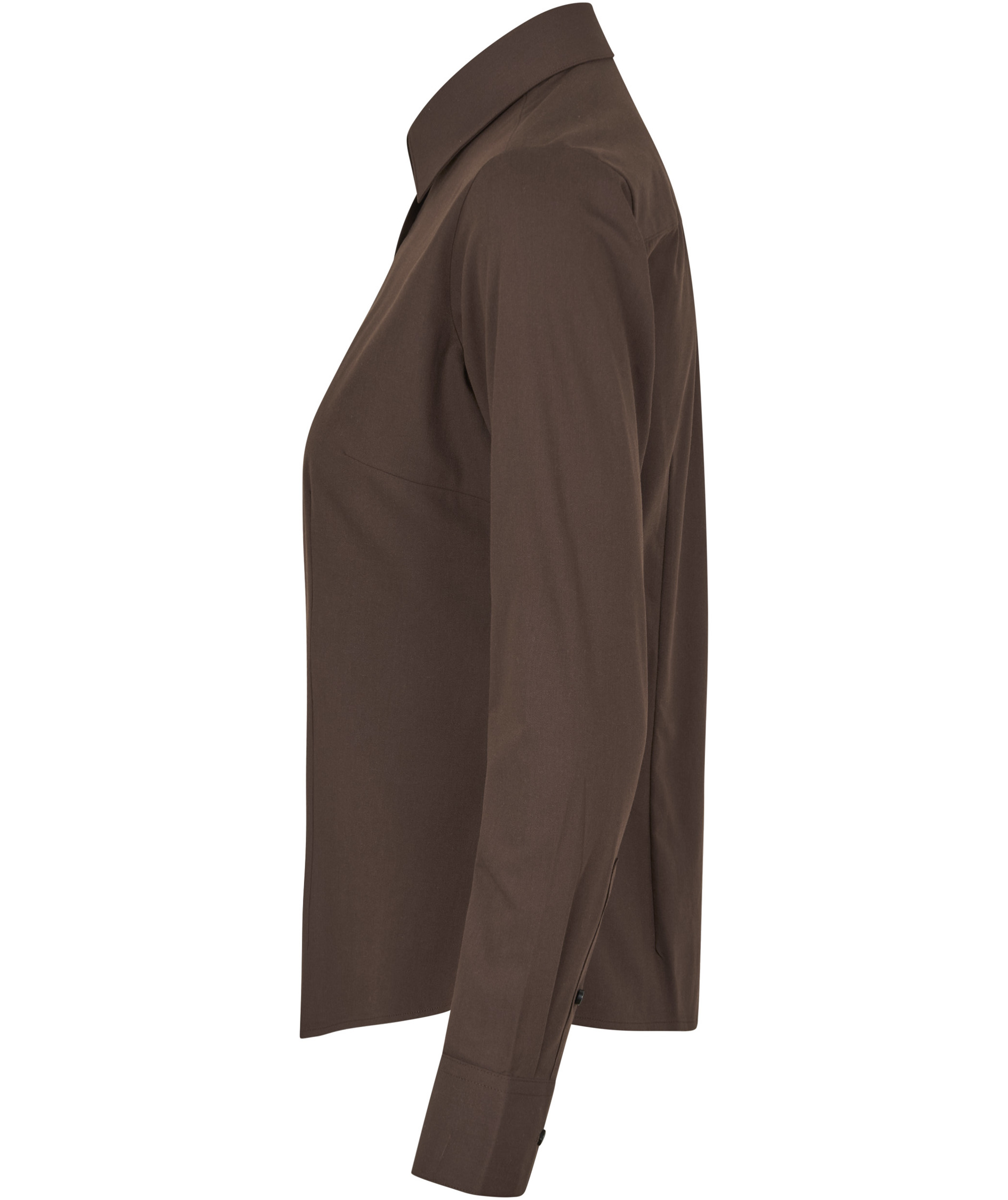 Seven Seas hybrid Modern fit skjorta dam, Mocca, large image number 2