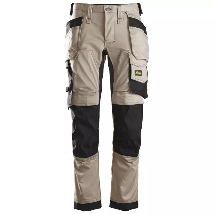 Snickers AllroundWork craftsman trousers 6241, Khaki/Black, large image number 0