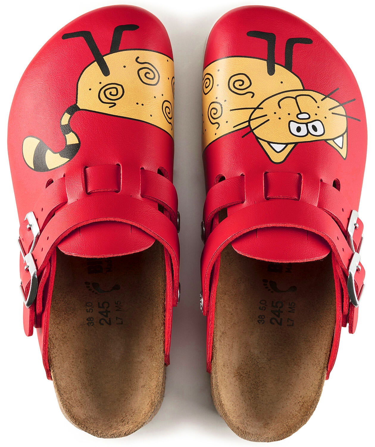 Birkenstock Kay SL Narrow Fit women's sandals, Red, large image number 3