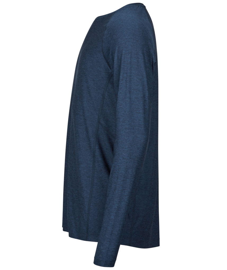 Tee Jays langermet Cooldry T-skjorte, Navy melange, large image number 3