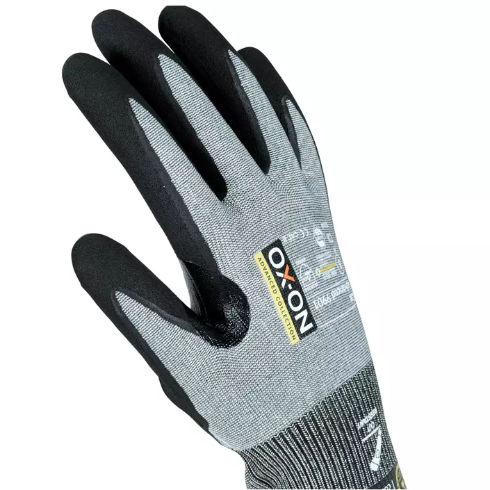 OX-ON Cut Advanced 9901 cut protection gloves cut D, Grey/Black, large image number 1