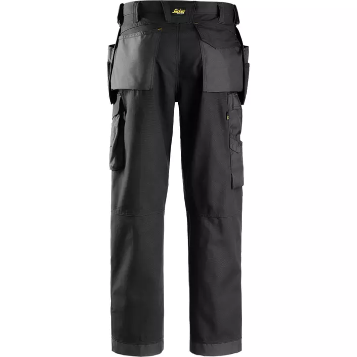 Snickers Canvas+ craftsman trousers, Black, large image number 1