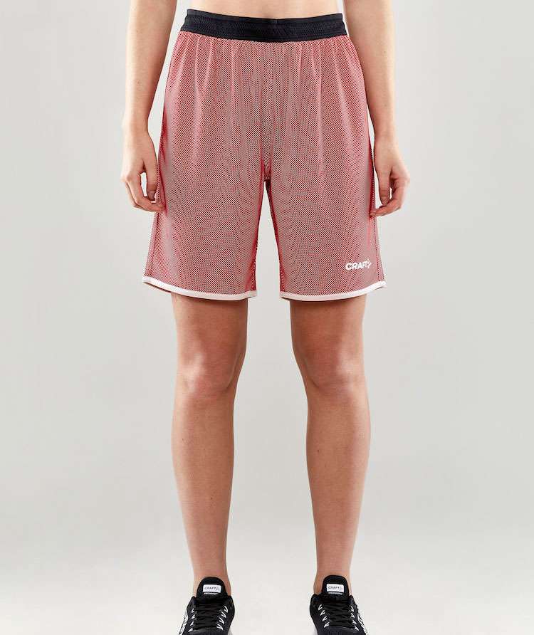 Craft Progress vendbare dameshorts, Bright red/white, large image number 1