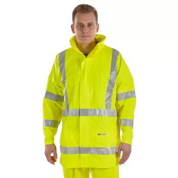 Ocean Comfort Light rain jacket, Hi-Vis Yellow