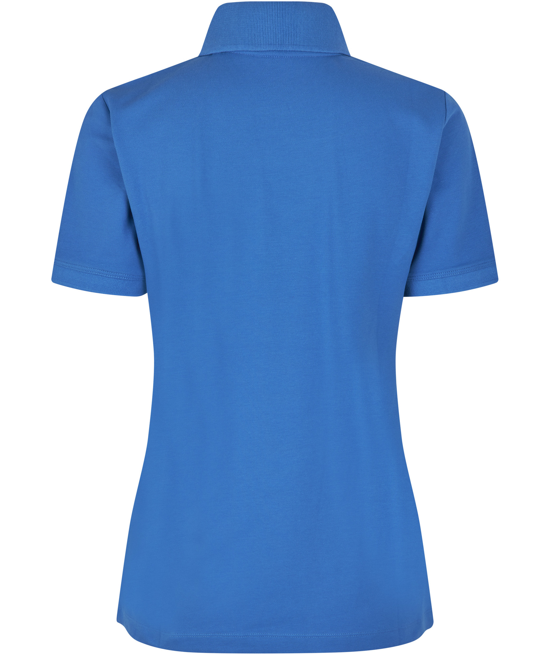 ID organic women's polo shirt, Azur, large image number 1