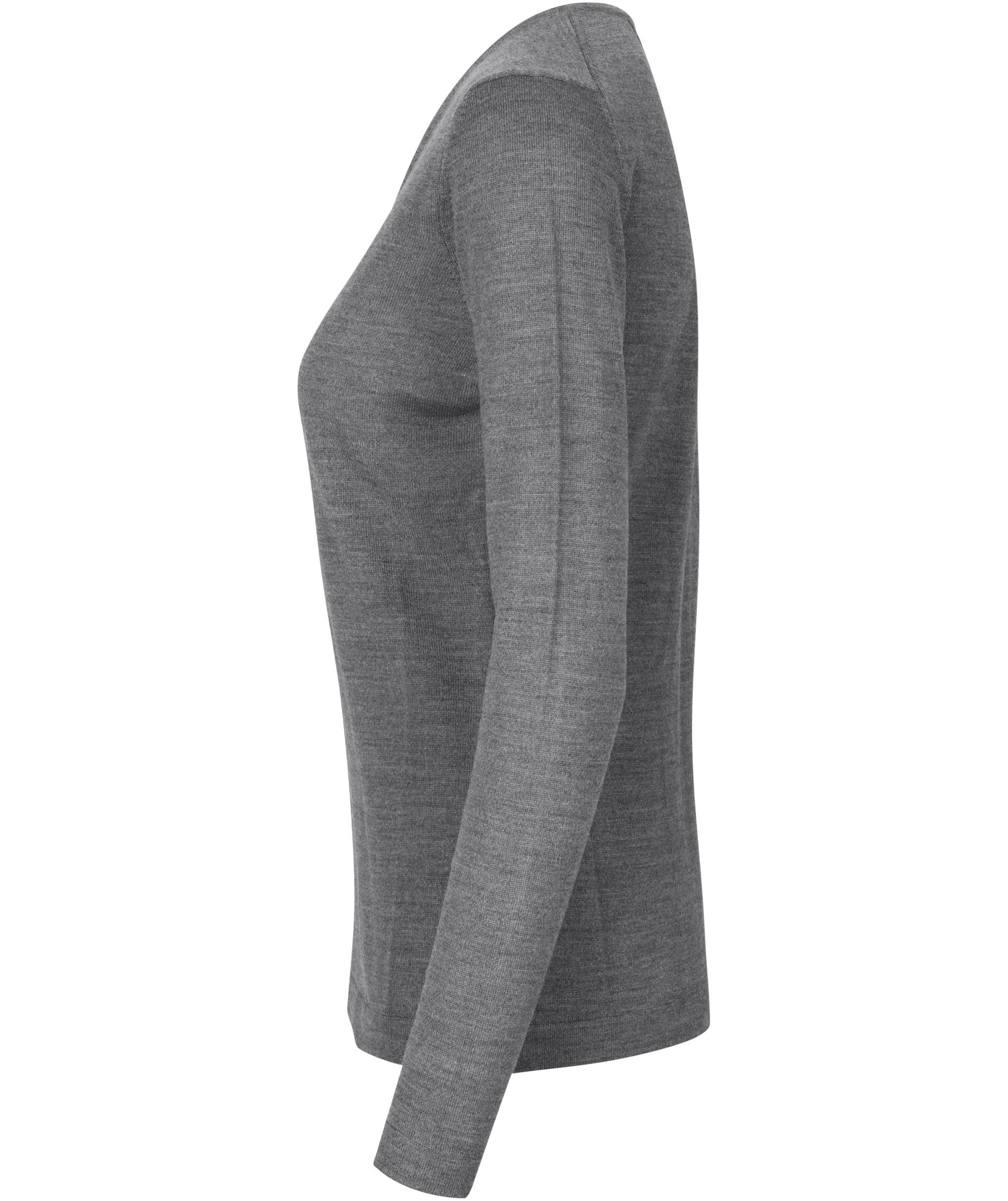 ID dame striktr&oslash;je med merinould, Gr&aring;&nbsp;Melange, large image number 5