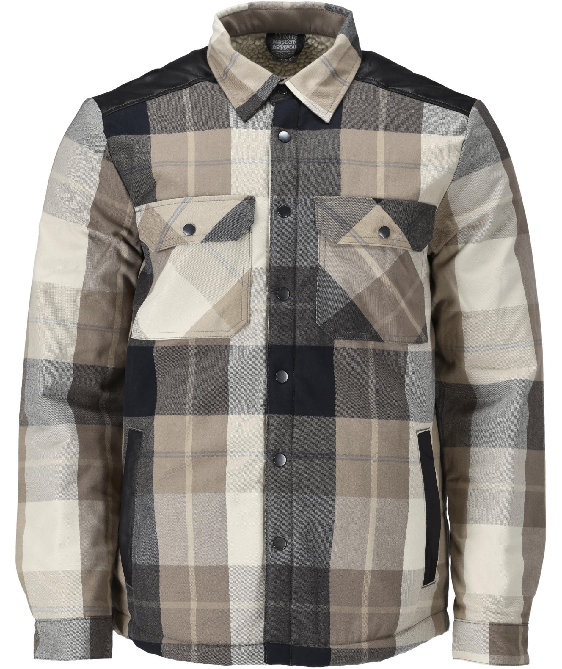 Mascot Customized flanellskjorta jacka, M&oslash;rk Sand, M&oslash;rk Sand, swatch
