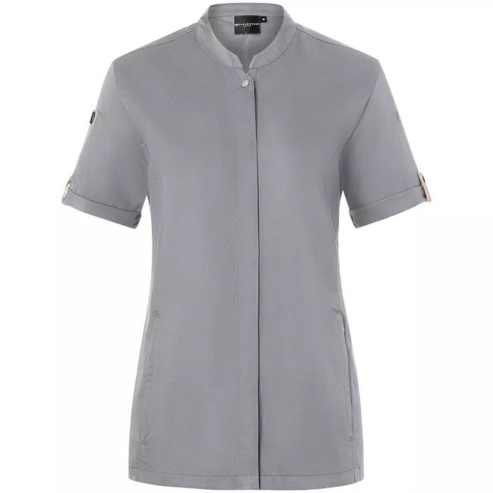 Karlowsky Green-Generation short sleeved chefs jacket, Platinum grey, large image number 0