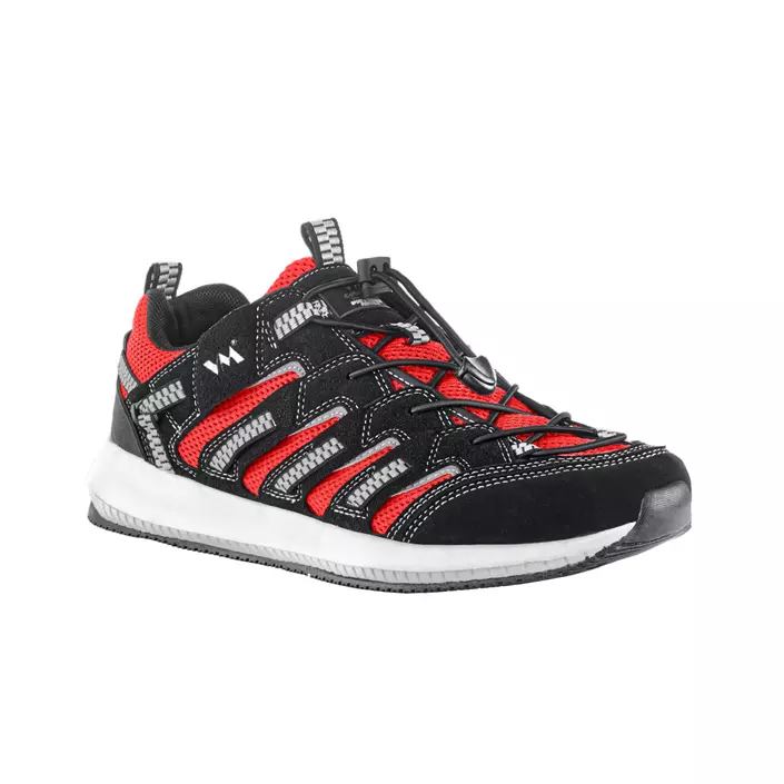 VM Footwear Lusaka sneakers, Black/Red, large image number 0