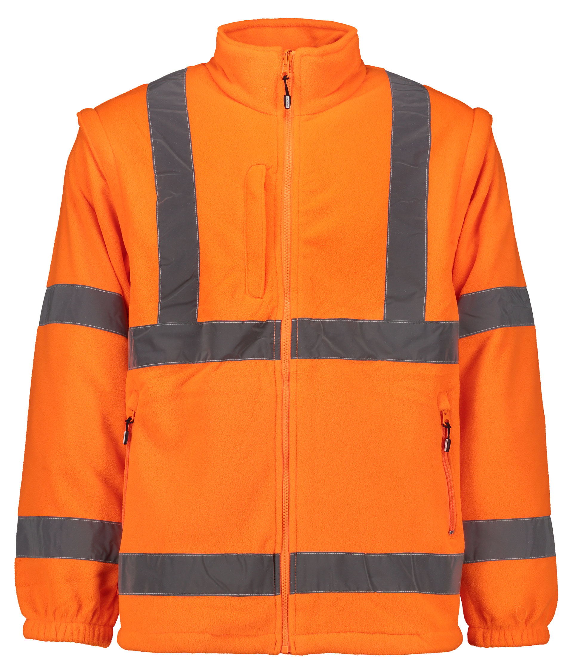 Ocean 2-in-1 fleece jacket, Hi-vis Orange