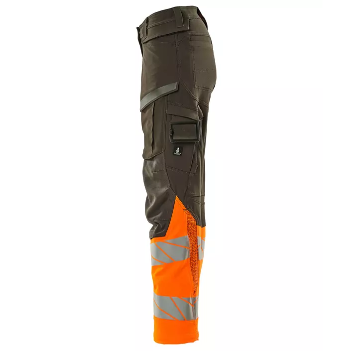Mascot Accelerate Safe women's work trousers full stretch, Dark anthracite/Hi-vis orange, large image number 3