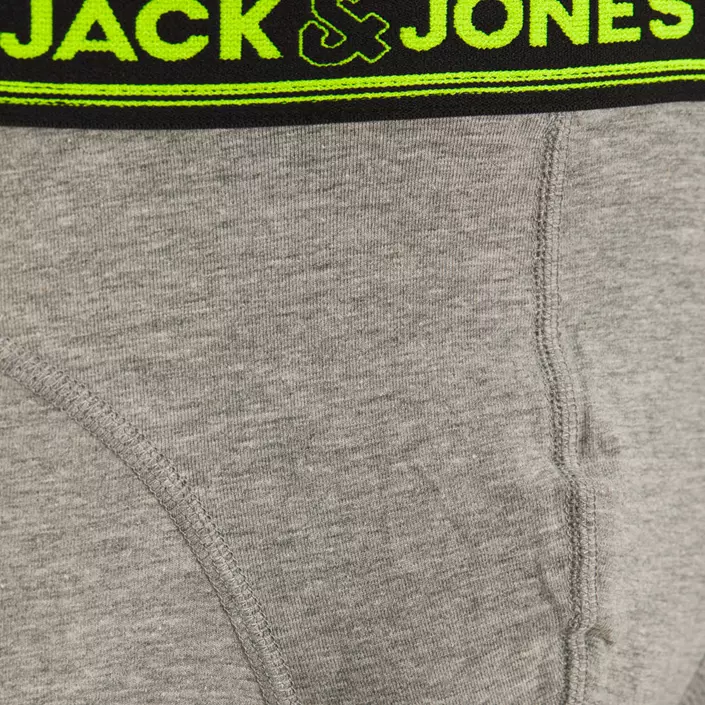 Jack & Jones JACETHAN SOLID 3-pack boksershorts, Dark Grey Melange, large image number 2