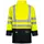 Lyngsøe PU rain jacket, Hi-vis Yellow/Marine, Hi-vis Yellow/Marine, swatch