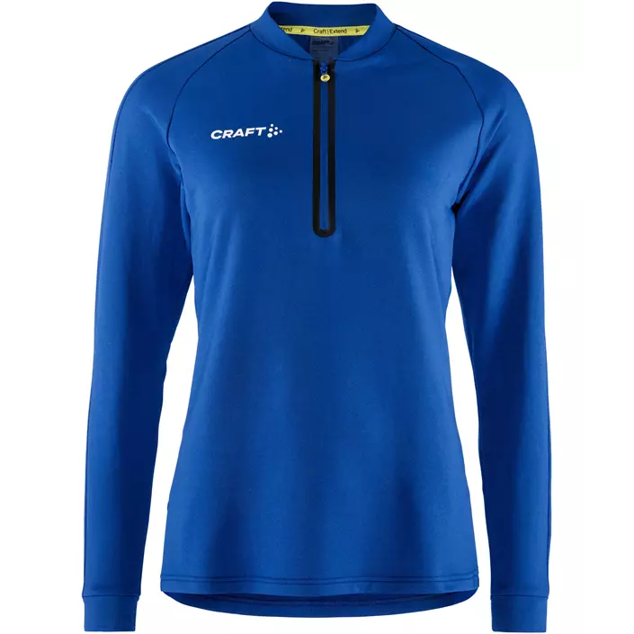 Craft Extend halfzip women's training pullover, Club Cobolt, large image number 0