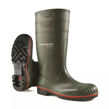 Dunlop Acifort Heavy Duty safety rubber boots S5, Green