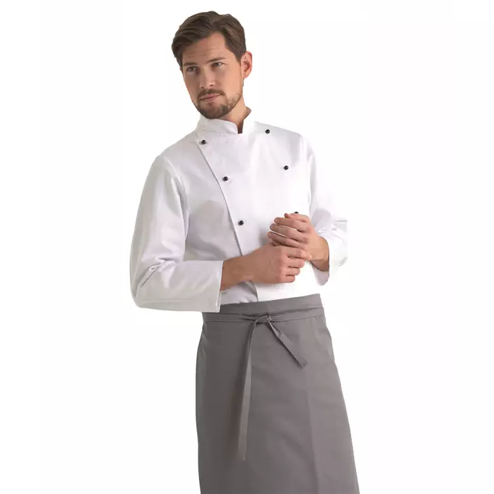 Kentaur chefs jacket without buttons, White, large image number 3