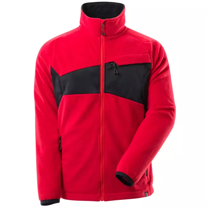 Mascot Accelerate fleece jacket, Signal red/black, large image number 0