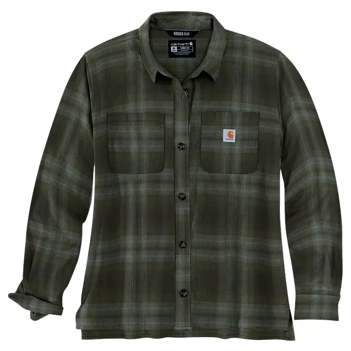 Carhartt Plaid flanellskjorta dam, Basil, large image number 0