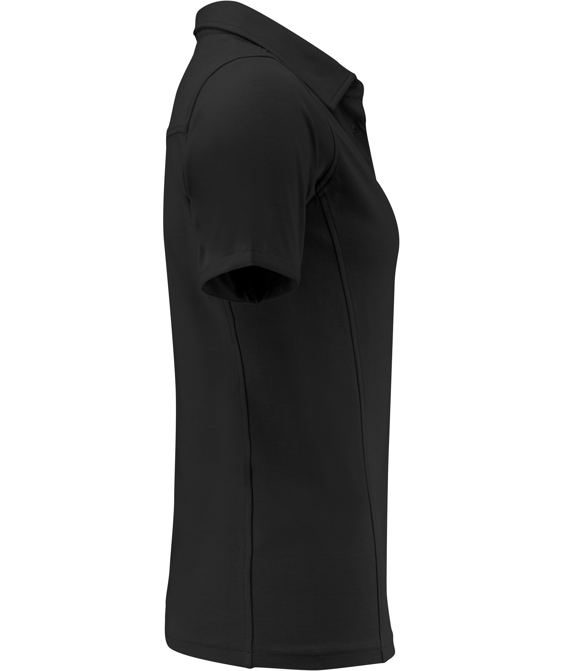 J. Harvest Sportswear American women's polo shirt, Black, large image number 2