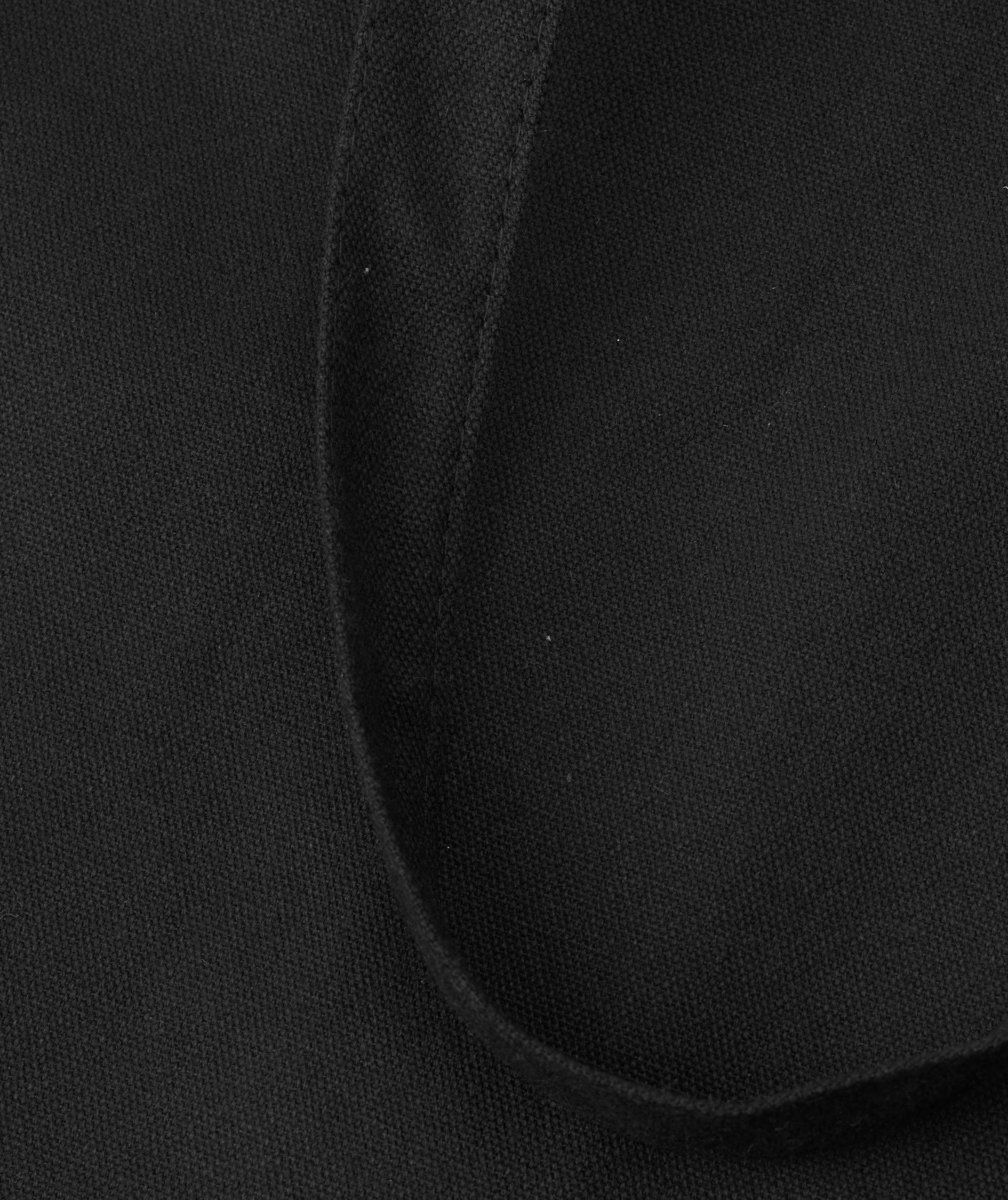 ID cotton bag, Black, Black, large image number 3