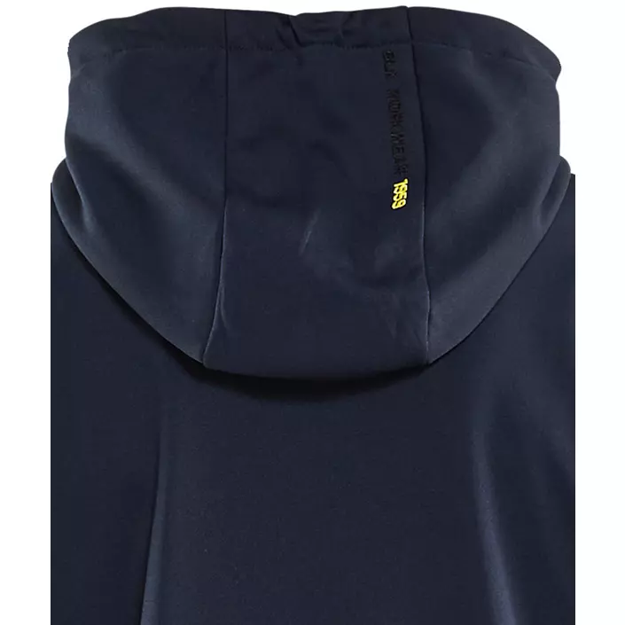 Blåkläder Unite hoodie, Marine Blue/Yellow, large image number 3