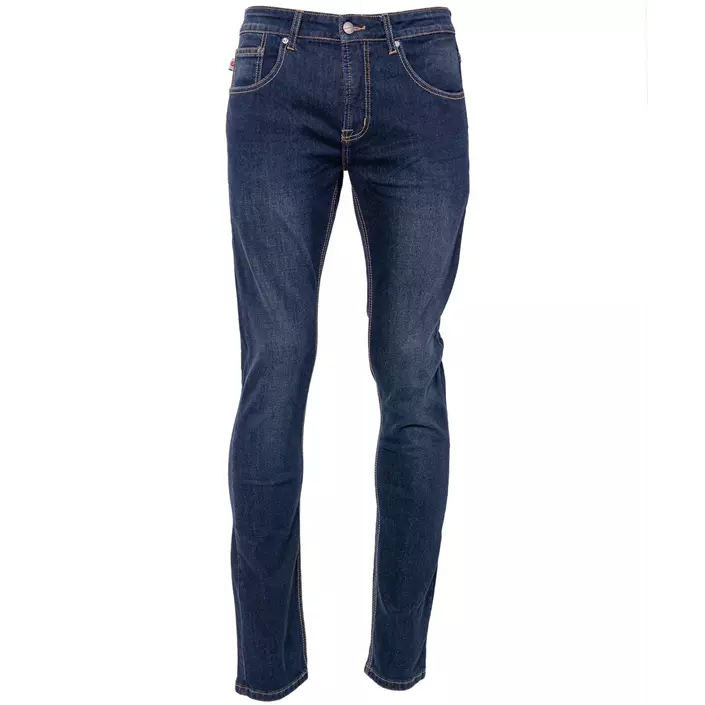 Finesmekker jeans, Dark Blue, large image number 0