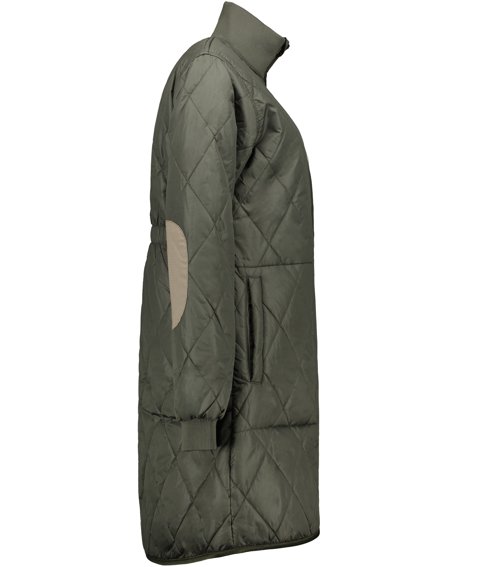 Westborn l&aring;ng termojacka dam, Dusty Olive, large image number 6