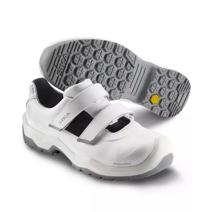 Sika Lead safety sandals S1, White, large image number 0