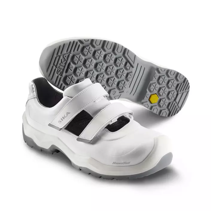 Sika Lead safety sandals S1, White, large image number 0