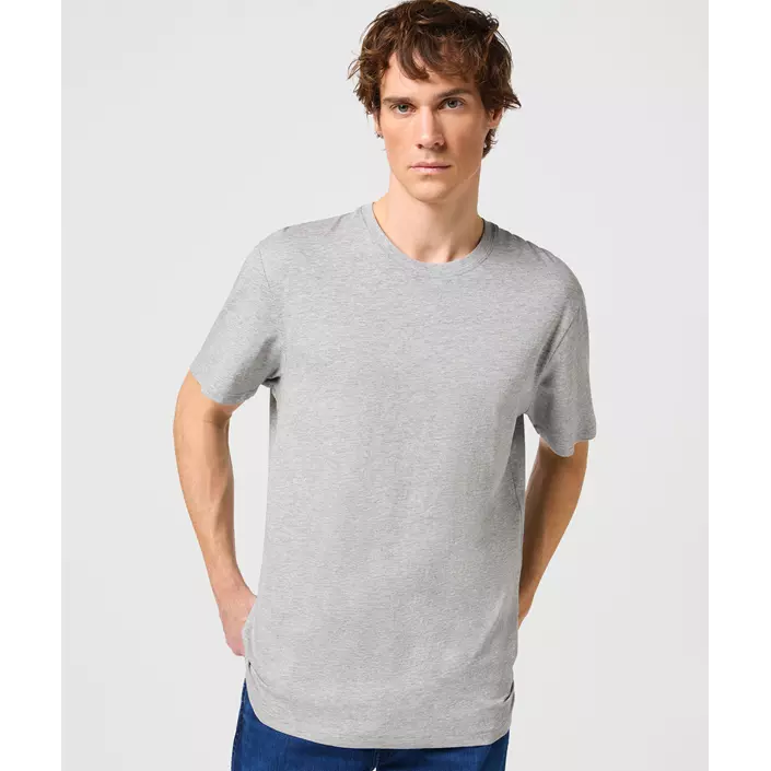 Wrangler 2-pak T-shirt, Mid Grey Melange, large image number 0